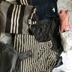 Maternity dress and shirts bundle